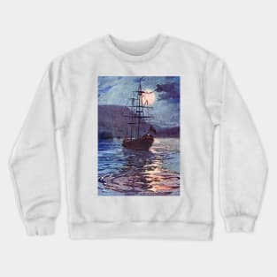 The Jolly Roger by Alice B. Woodward Crewneck Sweatshirt